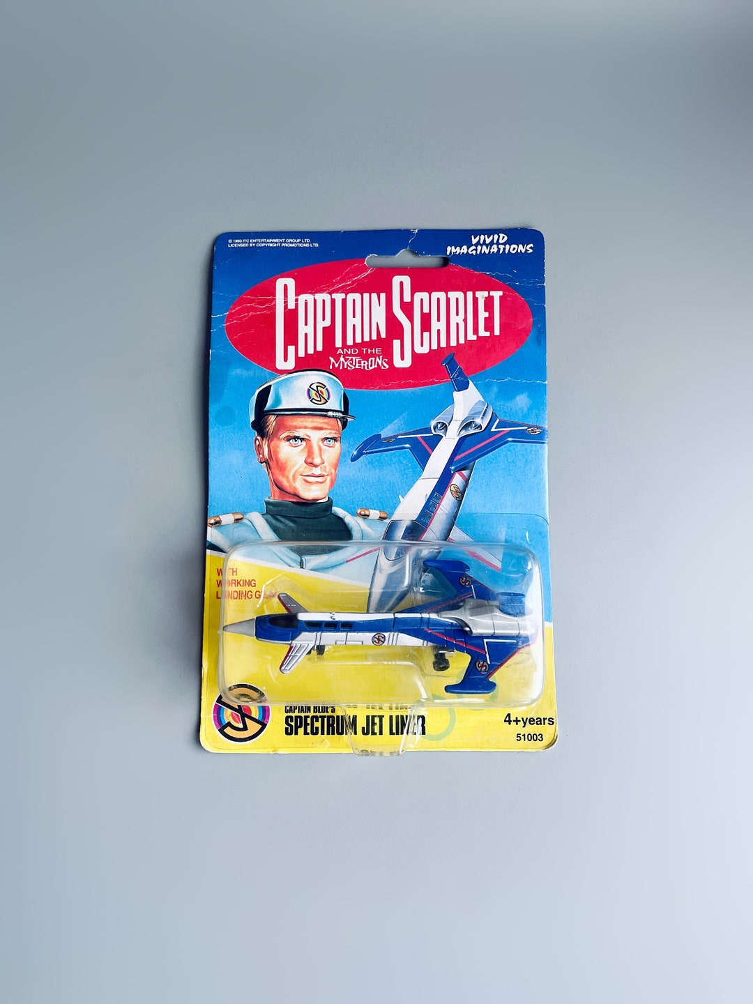 jouet -captain scarlet -coffret spectrum command team-occasion en boite