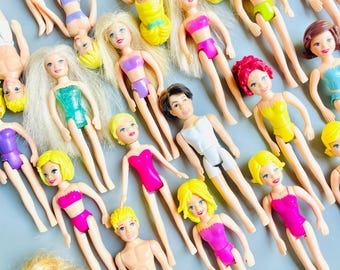 Fashion Polly Pocket 2000&#39;s Figures, CHOOSE YOUR OWN, Vintage Y2K  Polly Pocket Mattel Jointed Polly Dolls 3.5&quot; Large Polly Pocket Hair