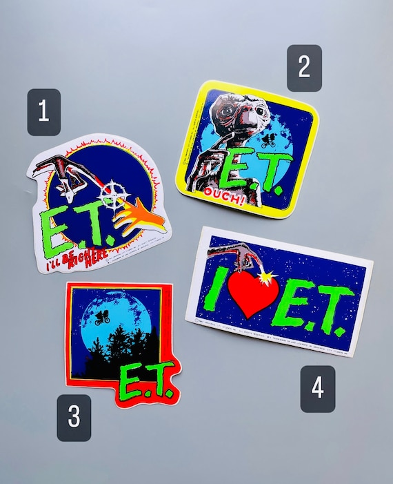 ヴィンテージE.T.ステッカー、ヴィンテージ80年代ステッカー、自分だけ