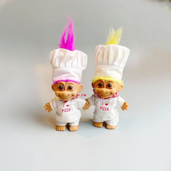 Vintage Russ Troll I Love Pizza, CHOOSE YOUR OWN, Pizza Lover Gift