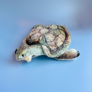 Vintage Steiff 1960’s Slo Turtle Dog, Mohair Vintage Plush Tortoise, Vintage Steiff Turtle 11&quot;
