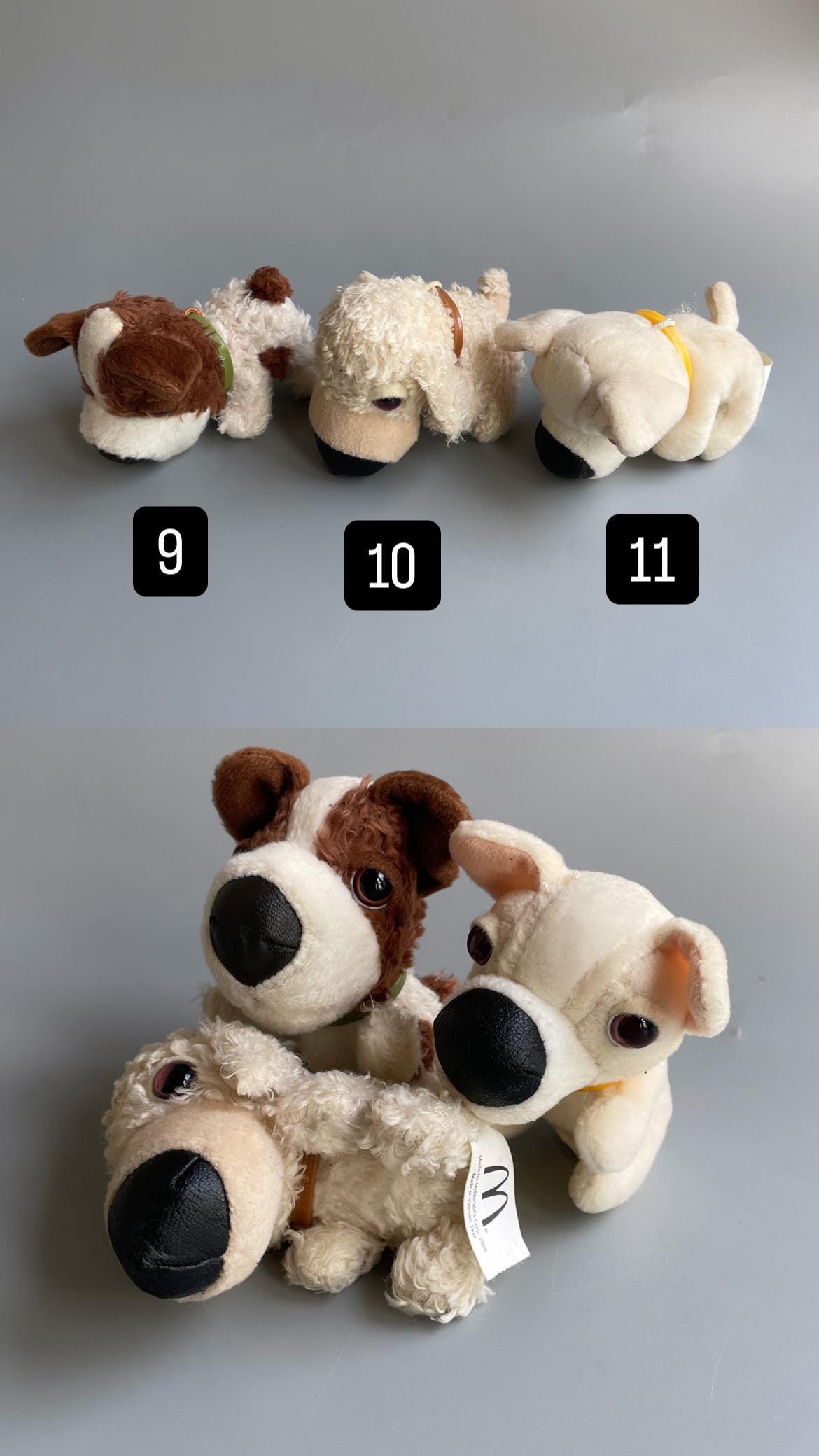 犬のぬいぐるみ、マクドナルドのハッピーセット2005 犬のぬいぐるみ