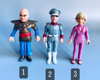 サンダーバード　マッチボックス　フィギュア　7点セット サンダーバード マッチボックス フィギュア 7点
