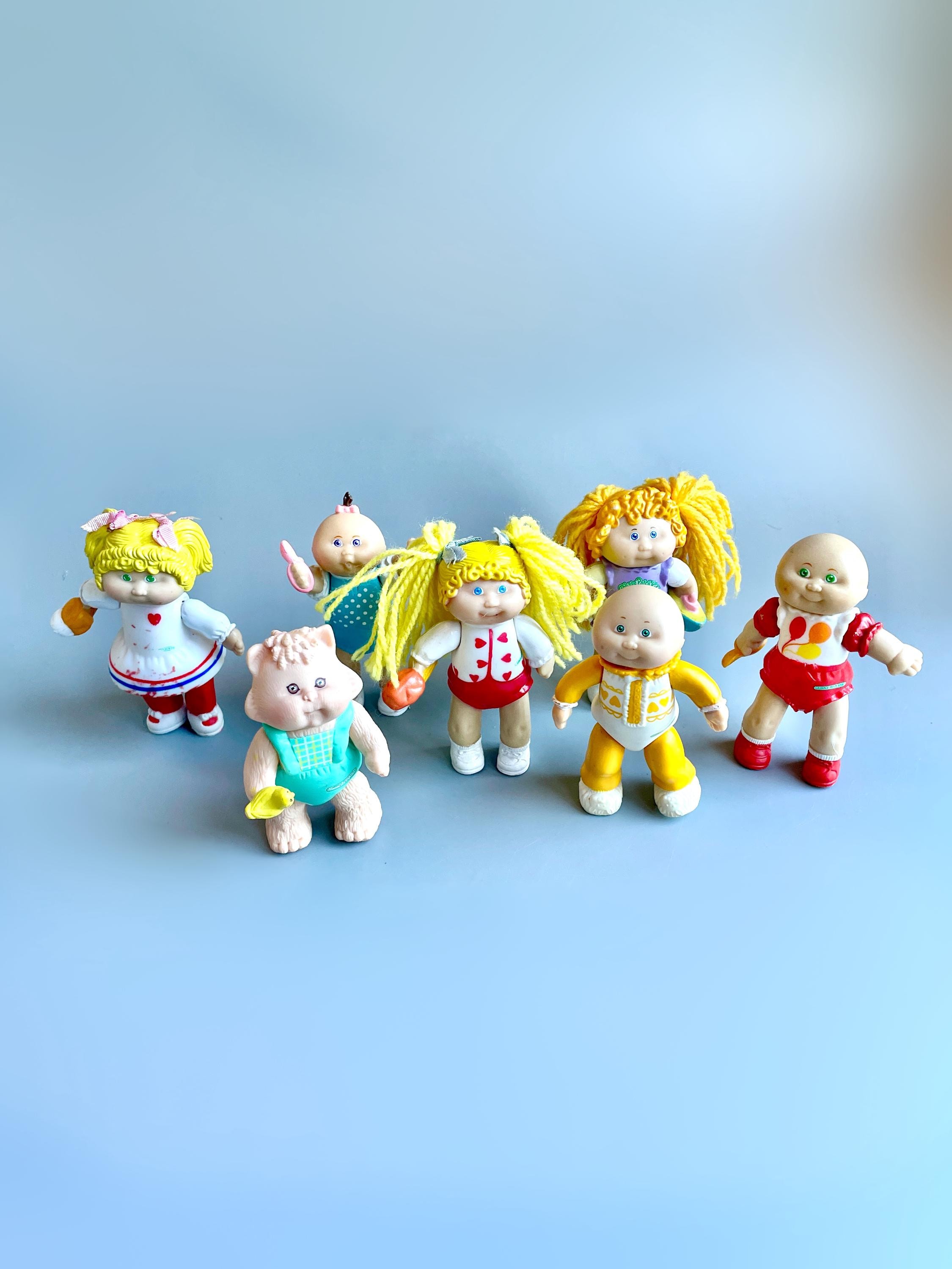 Cabbage Patch Kids Figurine, Jointed 3.4” CPK Plastic Figurine