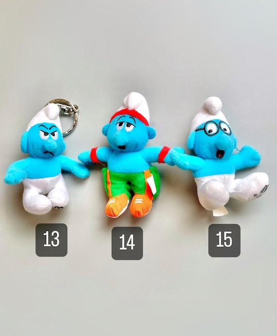 2000 Mcdonalds Smurf Toys CHOOSE YOUR OWN Y2K Smurf Calender Mini Plush Toys Happy Meal Plush Smurfs Smurfette Halloween Smurf Etsy UK
