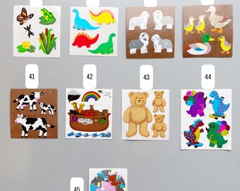 Vintage Sandylion Pearl Stickers, CHOOSE YOUR OWN, 90's Sandy Lion
