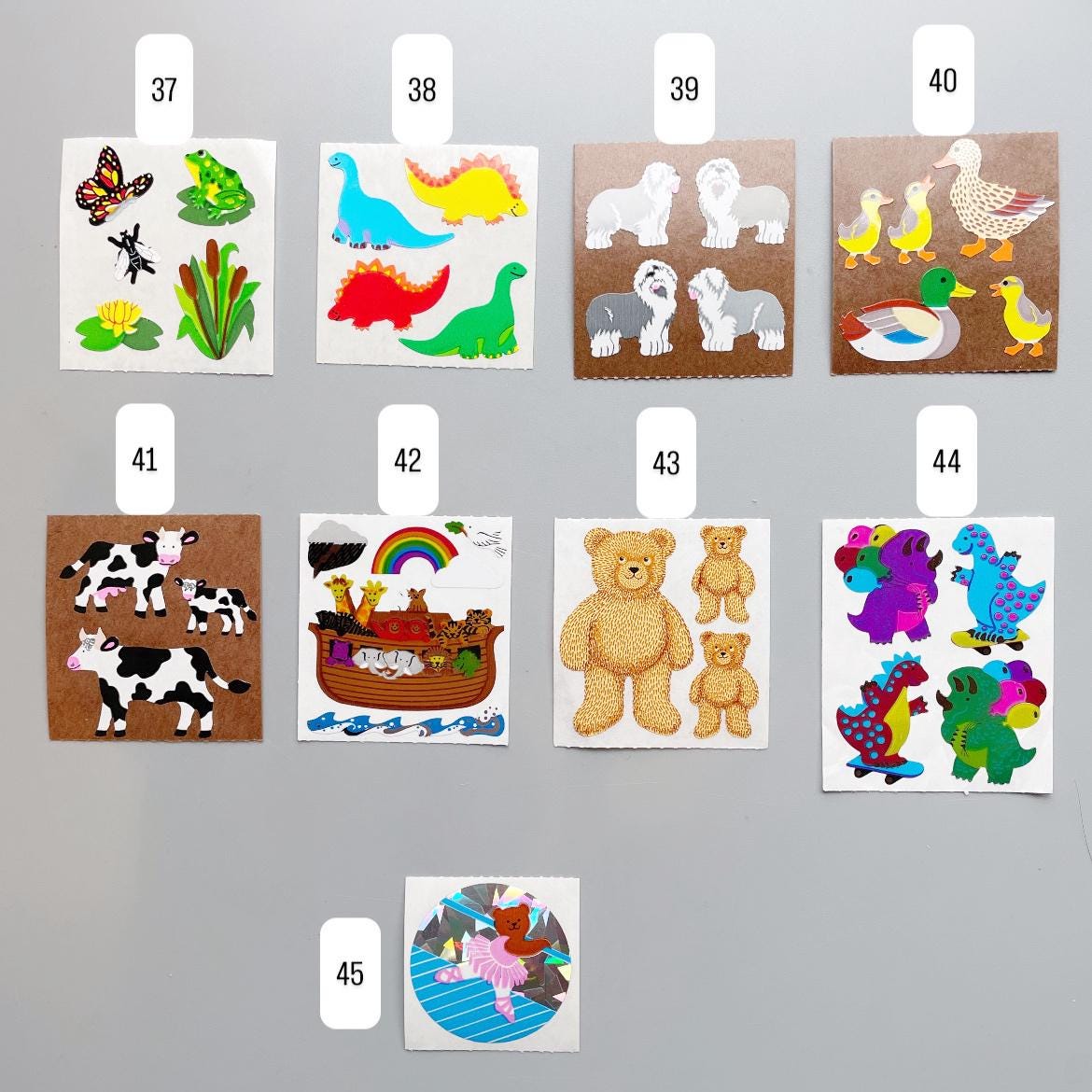 Vintage Sandylion Pearl Stickers, CHOOSE YOUR OWN, 90's Sandy Lion