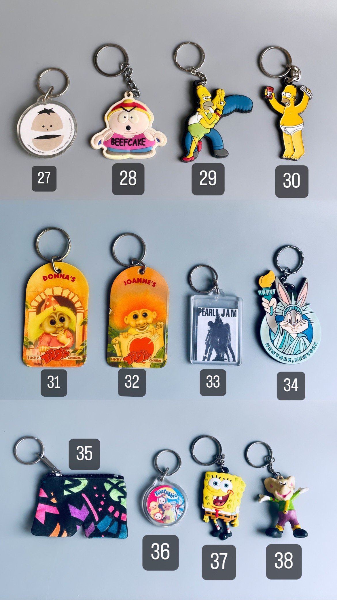 90年代のキーホルダー - 自分だけのキーホルダーを選ぼう - 懐かしい