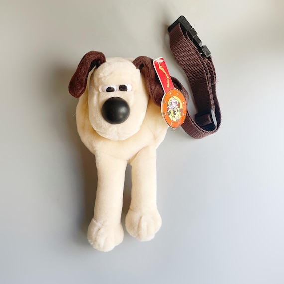 Wallace & Gromit Plush Bum Bag TAGGED, Gromit Dog Plush Fanny Back
