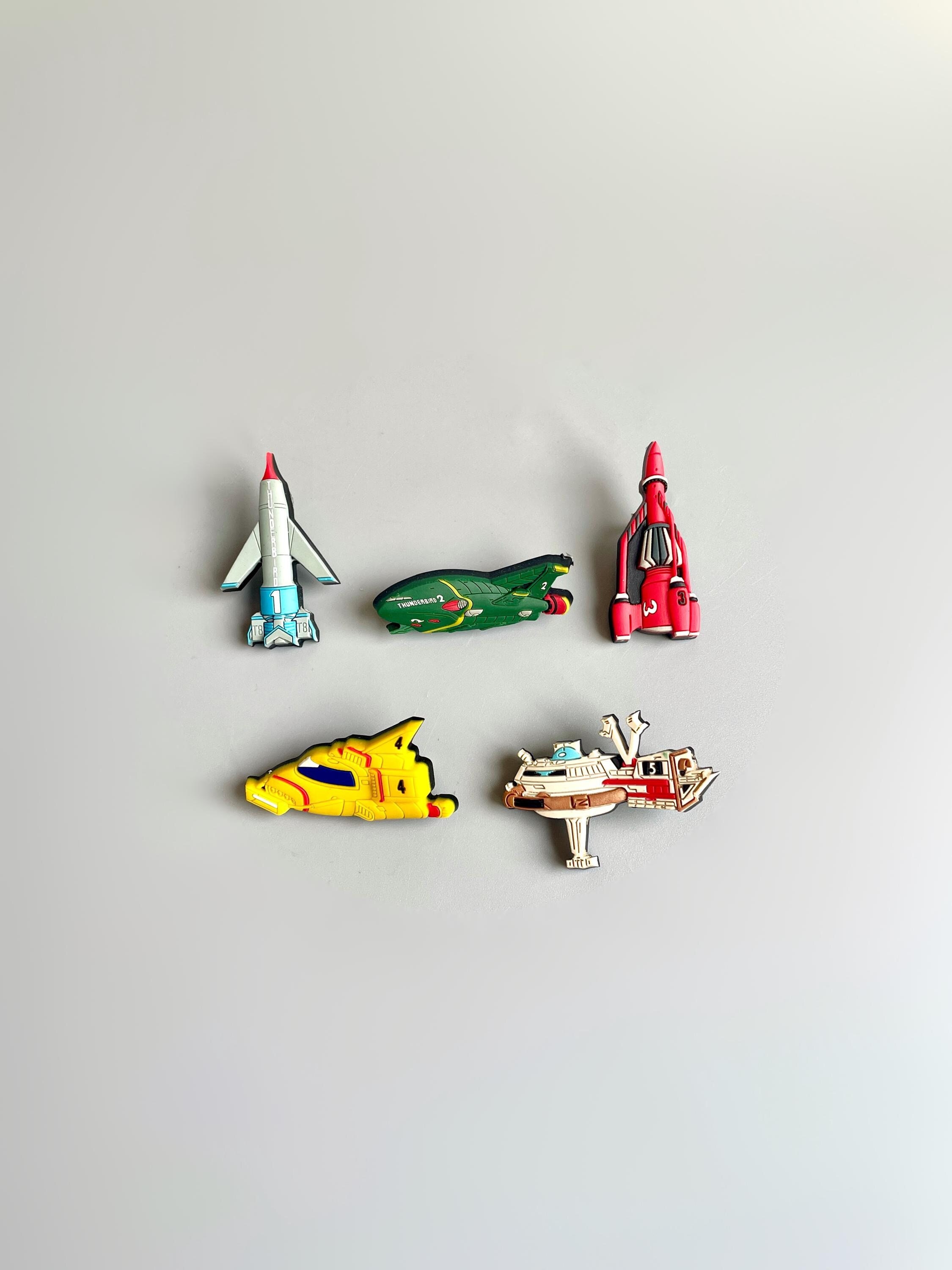 Thunderbirds Pin Badges, CHOOSE YOUR OWN,  Thunderbird Charity Pin Meningitis Trust 2000's, Thunderbird T1, T2, T4, T3, T5