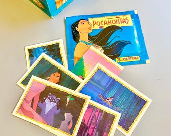 ヴィンテージ ポカホンタス ディズニー シール付き パニーニ