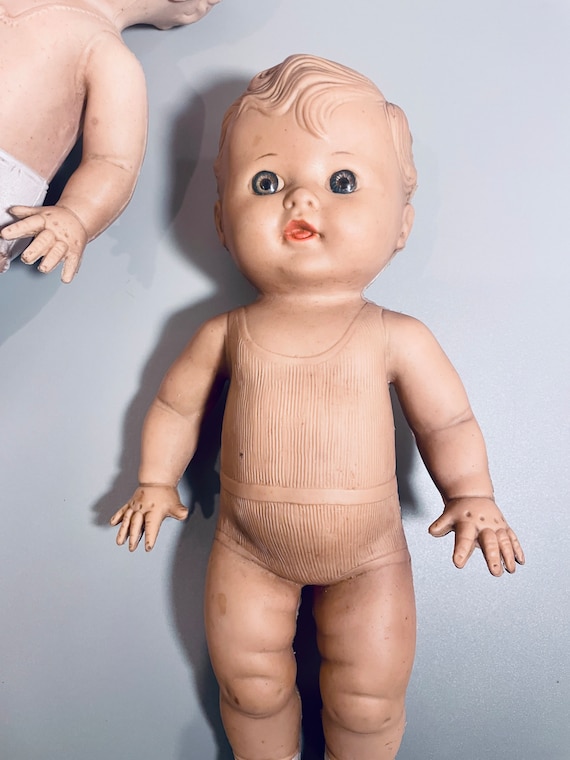 Vintage Sun Rubber Co Tod-l-dee & Tod-l-tim Dolls: 1950s Kitsch