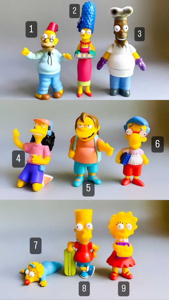 2001 Simpsons Burger King Figures, CHOOSE YOUR OWN, Simpsons