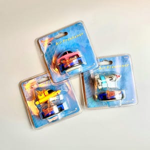 Vintage Thunderbirds Air Fresheners, CHOOSE YOUR OWN, 2000&#39;s Thunderbird Fab 1, T1 T4 Thunderbird Collectibles New Old Stock Vintage Sealed