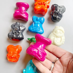 Monster Gogo&#39;s Crazy Bones, Huge Giant Mcdonalds Vintage Crazy Bones 90&#39;s Toys, CHOOSE YOUR OWN Multicolour 90&#39;s Fun Collectibles,