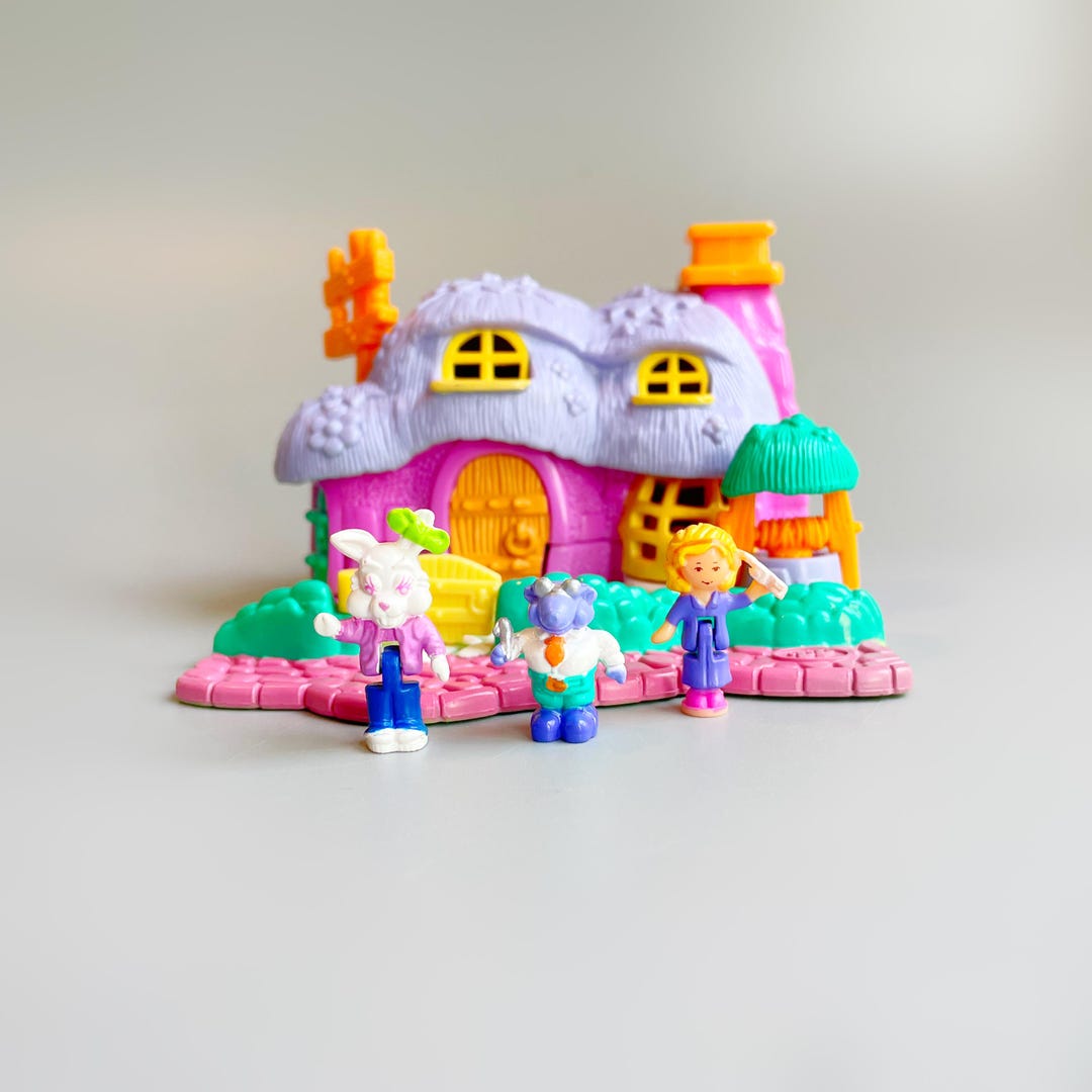 Polly Pocket Vintage Rabbit House, 1994 Biancas Burrow, Vintage 90's ...