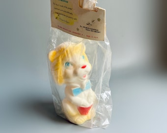 ヴィンテージ エデン ライオン ぬいぐるみ ベビースクイーカー レッド