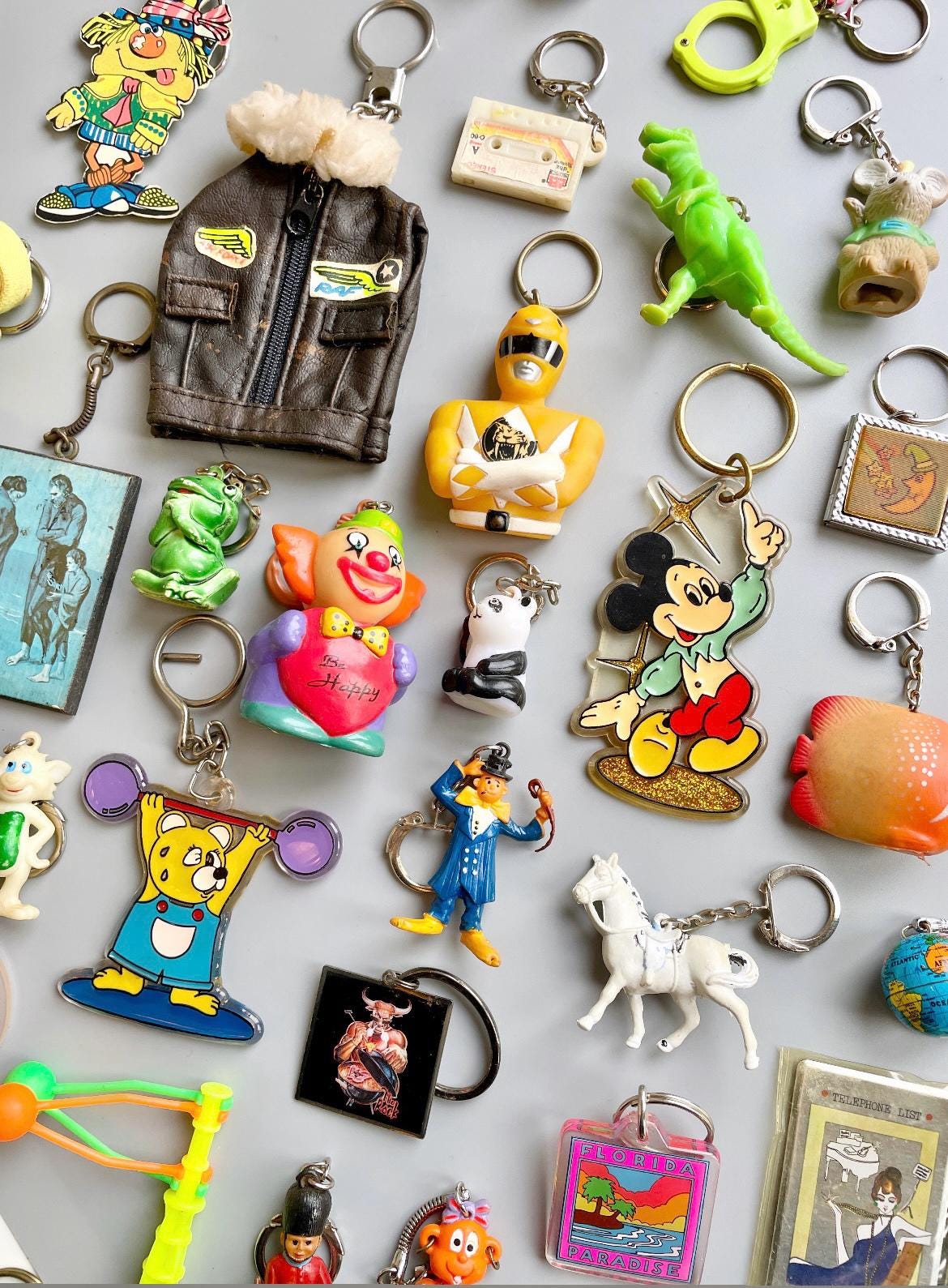 90's Keychains- CHOOSE YOUR OWN- Nostalgic Character Keyrings