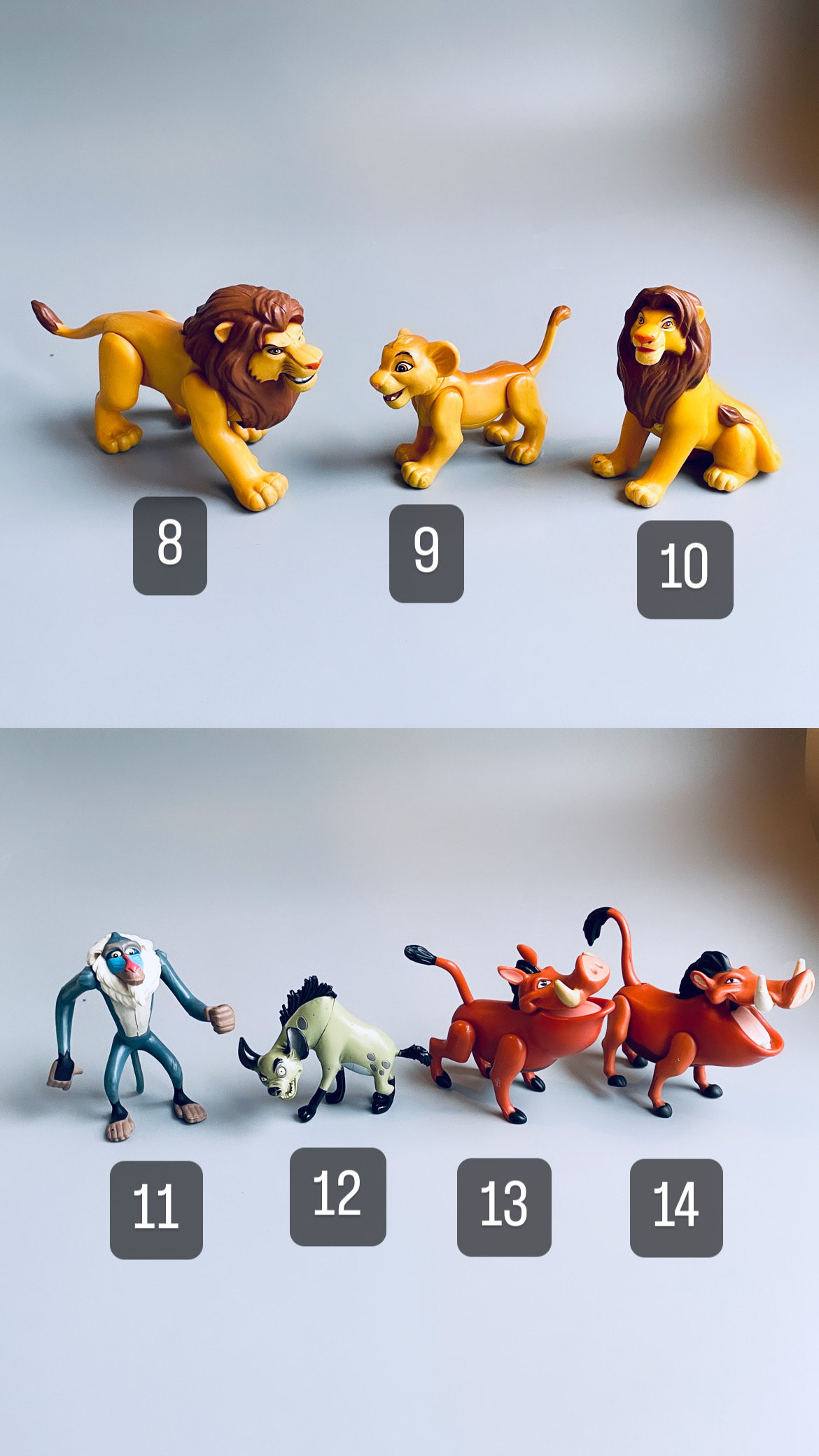 The Lion King Figures CHOOSE YOUR OWN Vintage Lion King Mini Figures Fighting Simba Rafiki Pumba Etc Original Lion King Disney Etsy Canada