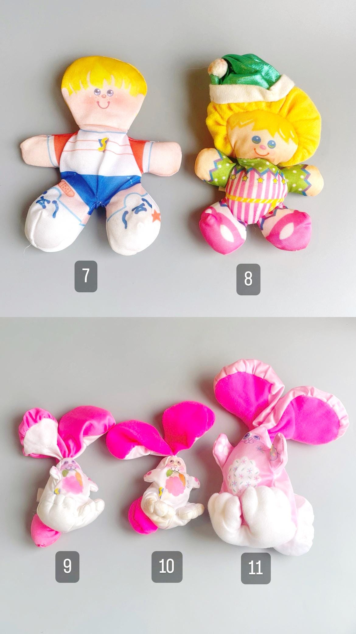 Fisher Price Smooshees, CHOOSE YOUR OWN, Vintage 80's Smooshies