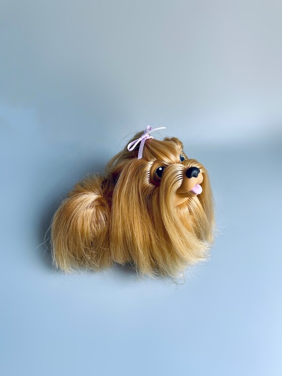 Sweetie Pups Hasbro Sweetie Pup Lhasa Apso 1989 Brushable Dog