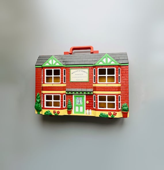 ウォレスと グルミット プレイハウス Wallace & Gromit Wash N Go House Play Set, Retro 90's 80's