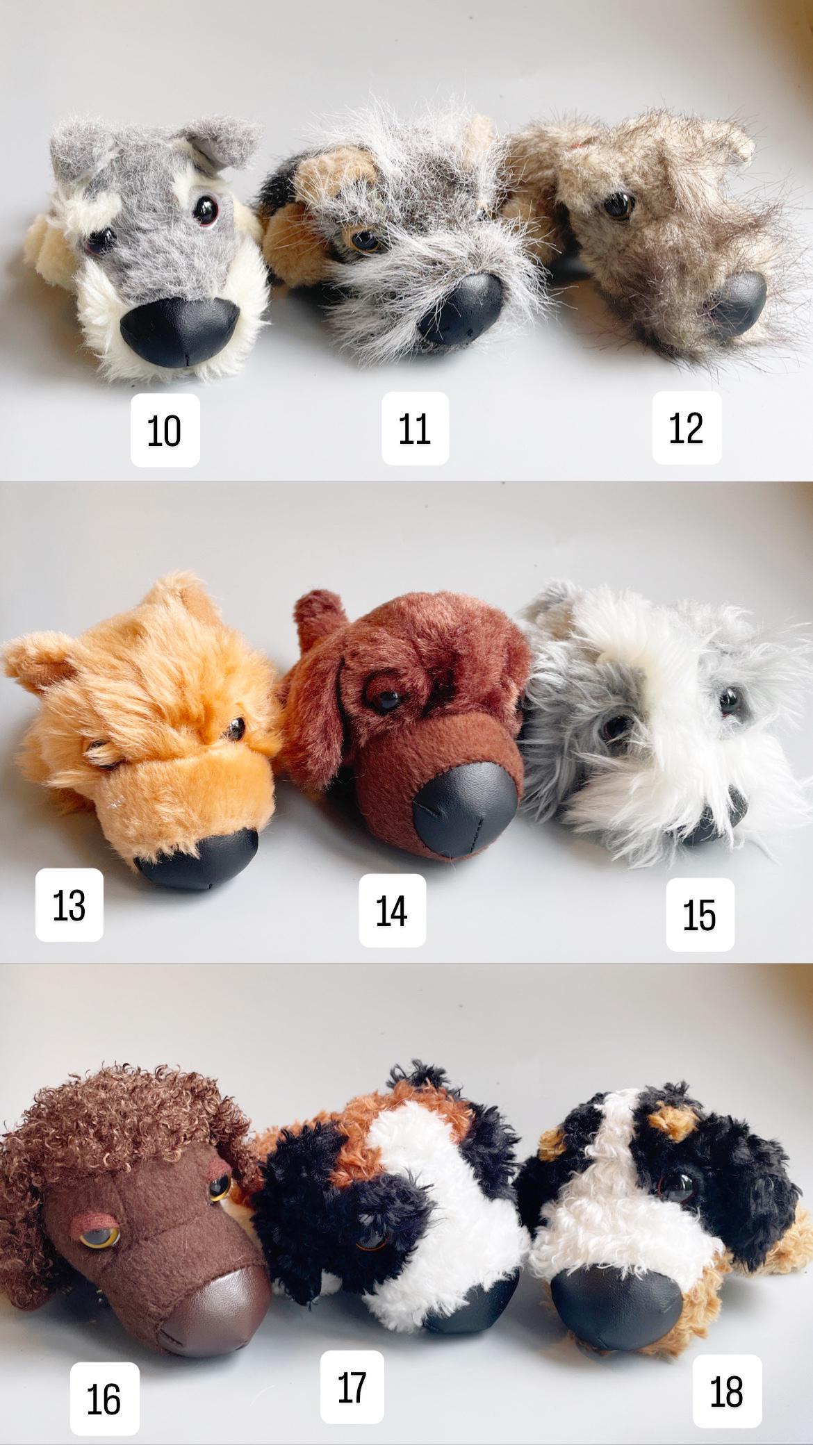 The Dog Artlist Collection Plush Dogs, CHOOSE YOUR OWN, Dogs Big