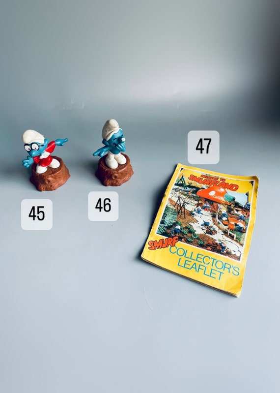 Peyo Smurf Figurines, Vintage Bully Smurfs, Peyo 70's 80's