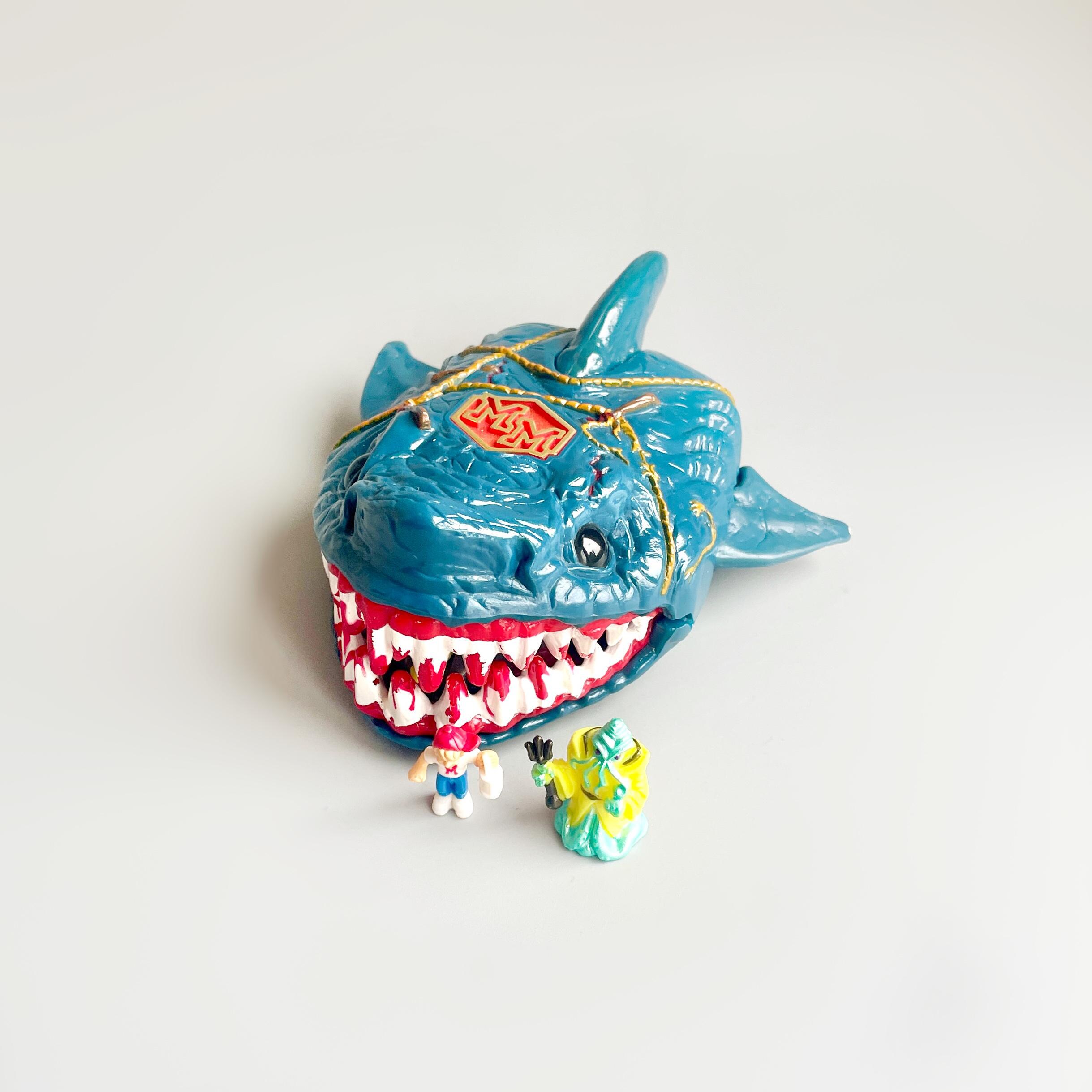 Mighty Max Jaws of Doom Shark Play Set COMPLETE, Vintage 90's
