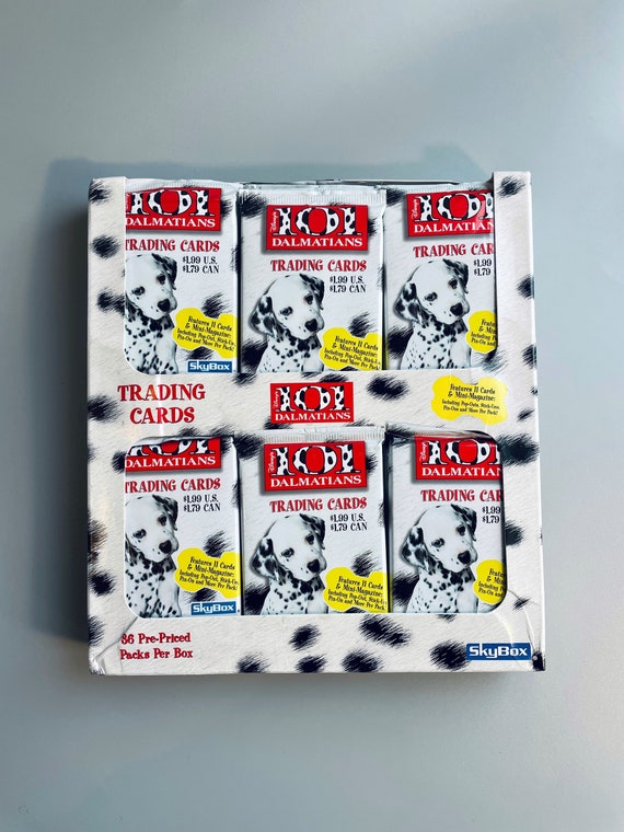 101 Dalmatian's Film Trading Cards, Sealed 90's Trading Cards