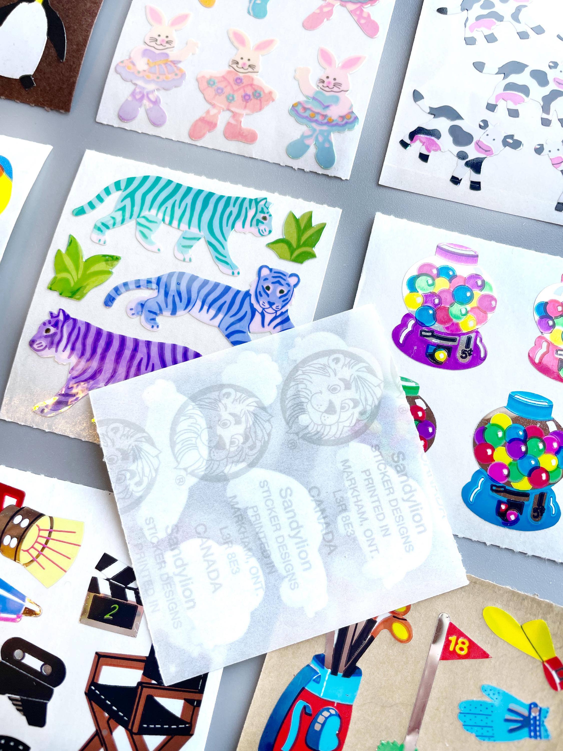 Vintage Sandylion Stickers, CHOOSE YOUR OWN, 90's 2000's Sandy