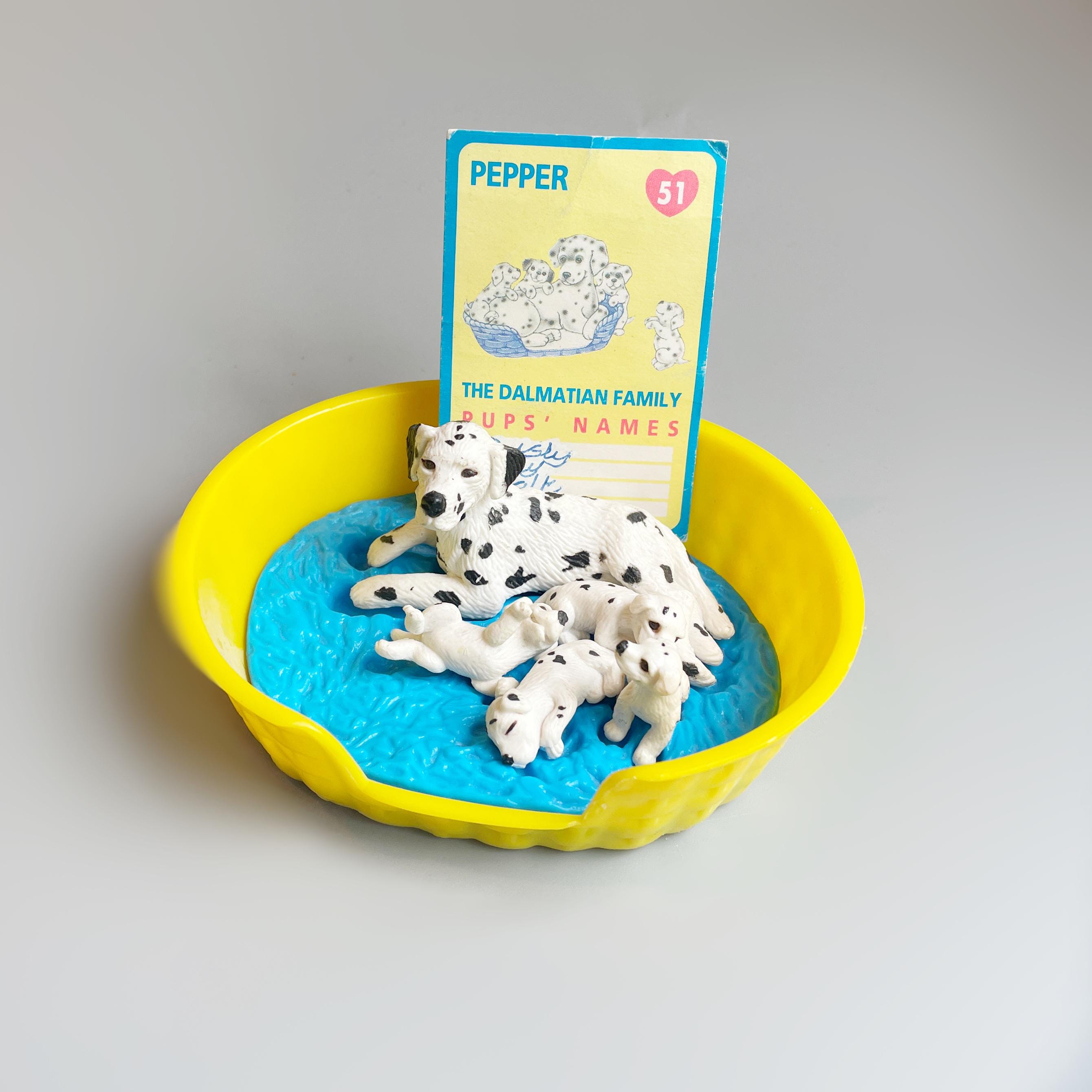 Puppy in My Pocket Dalmatian Family Pepper, 90's MEG Puppy in My