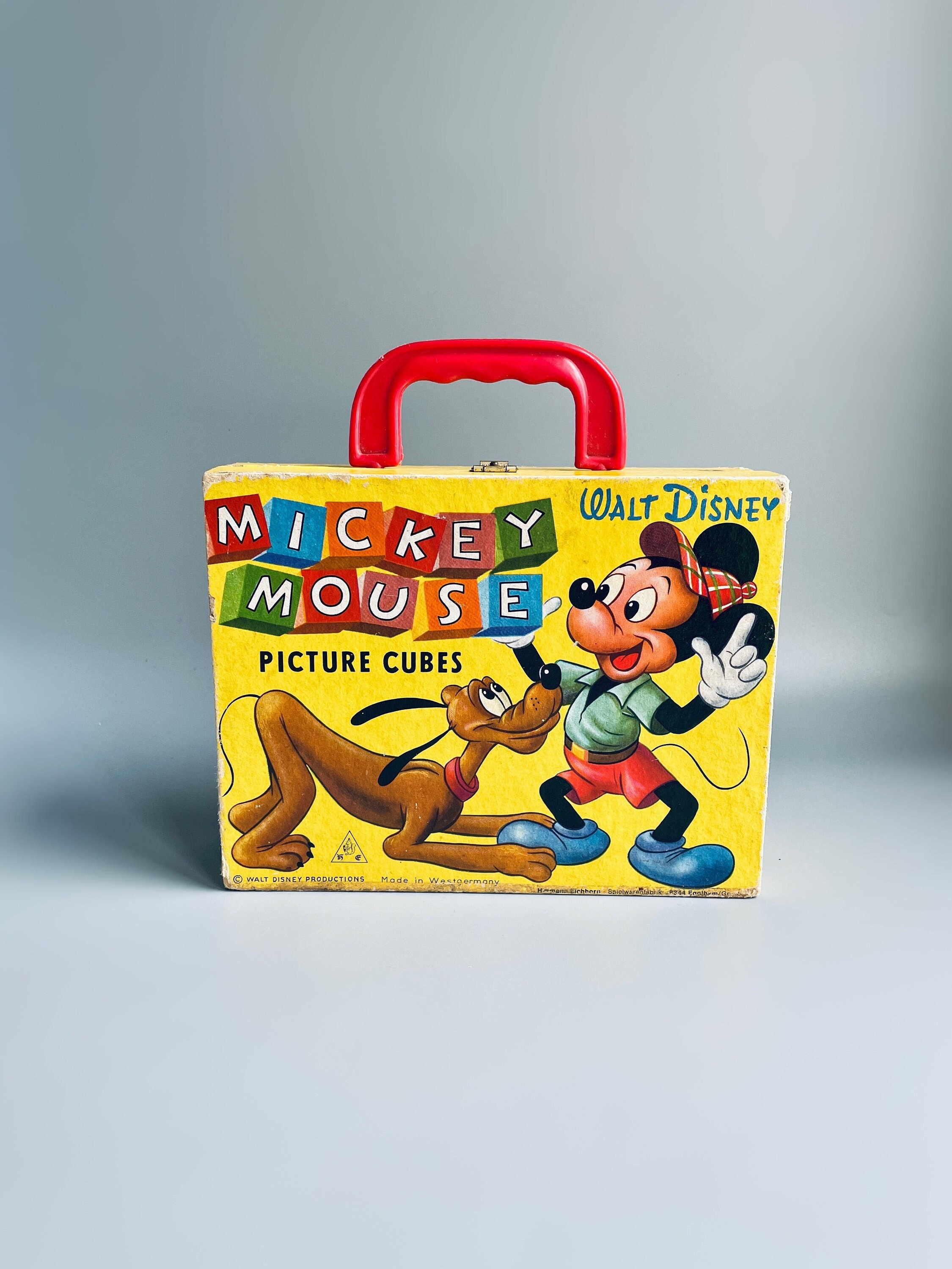 Vintage Disney Picture Blocks, Disney Picture Cubes, Three Little