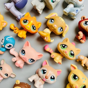 リトルペットショップ #252 茶色のコッカースパニエルの子犬 LPS