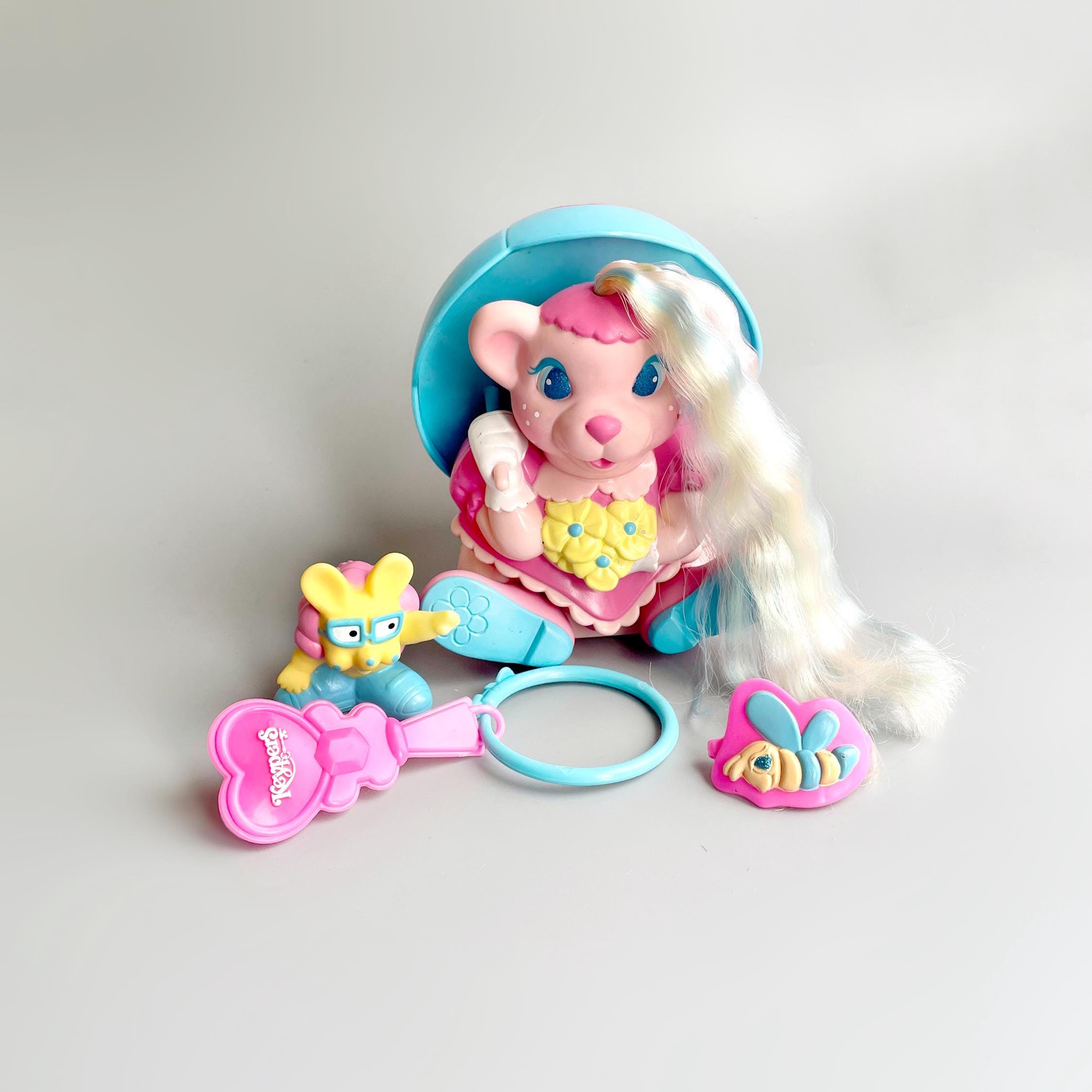 Keypers Bonnie Bear, Vintage Tonka Keypers Pink Bear Finders