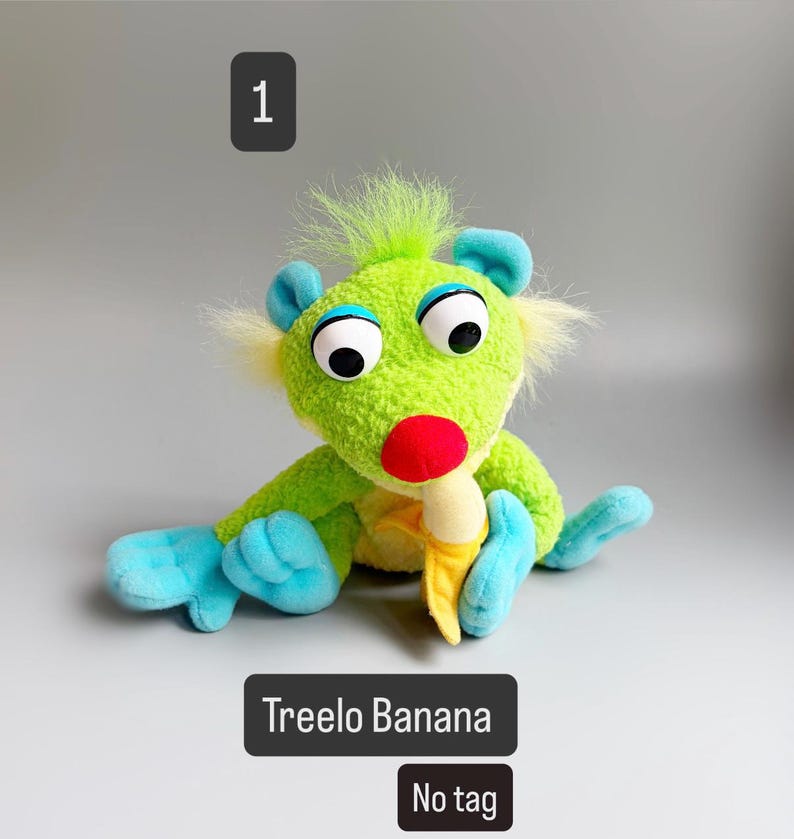 Treelo Merch Treelo Bear in the Big Blue House Lemur, CHOOSE YOUR OWN, Treelo Green ...