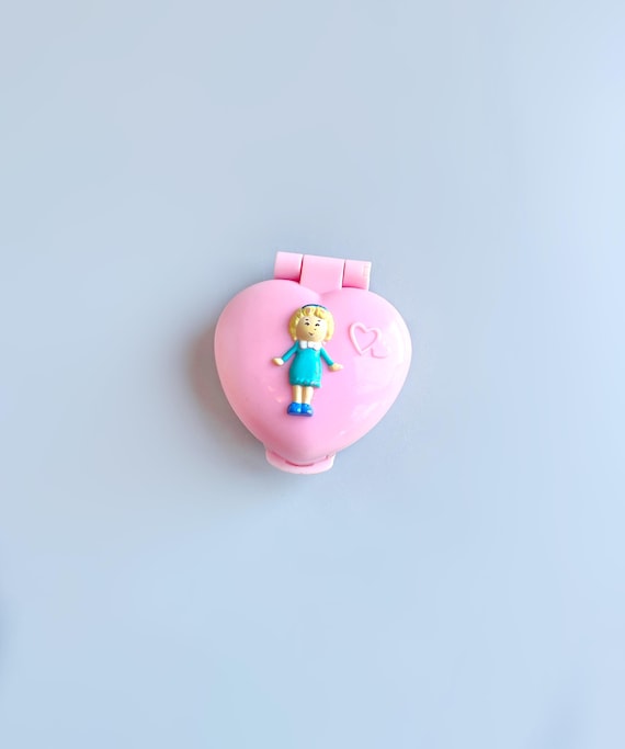 Polly Pocket Perfume Heart Bracelet, Polly Pocket Heart Shape Perfume Writst Jewellery Vintage 90's 1992