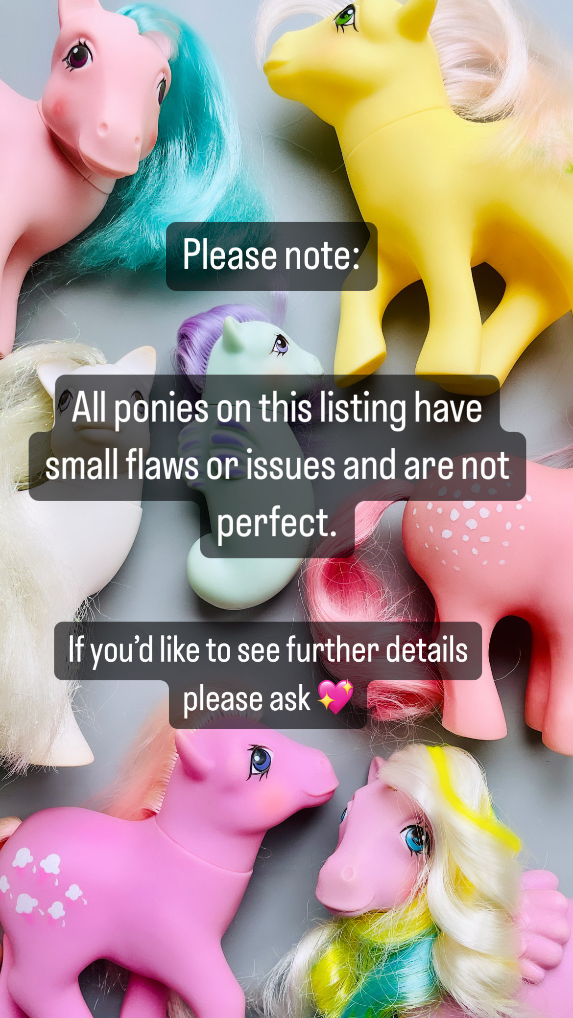 My Little Pony G1, CHOOSE YOUR OWN, Vintage Hasbro 80's 90's