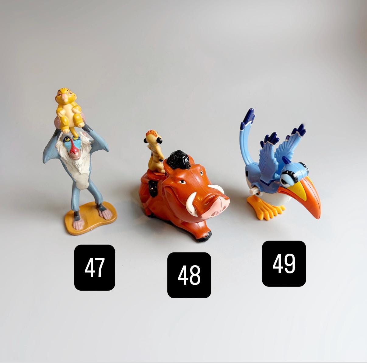 ライオンキングのフィギュア、自分で選ぼう、ヴィンテージのライオン