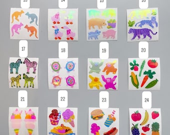 Vintage Sandylion Pearl Stickers, CHOOSE YOUR OWN, 90's Sandy Lion