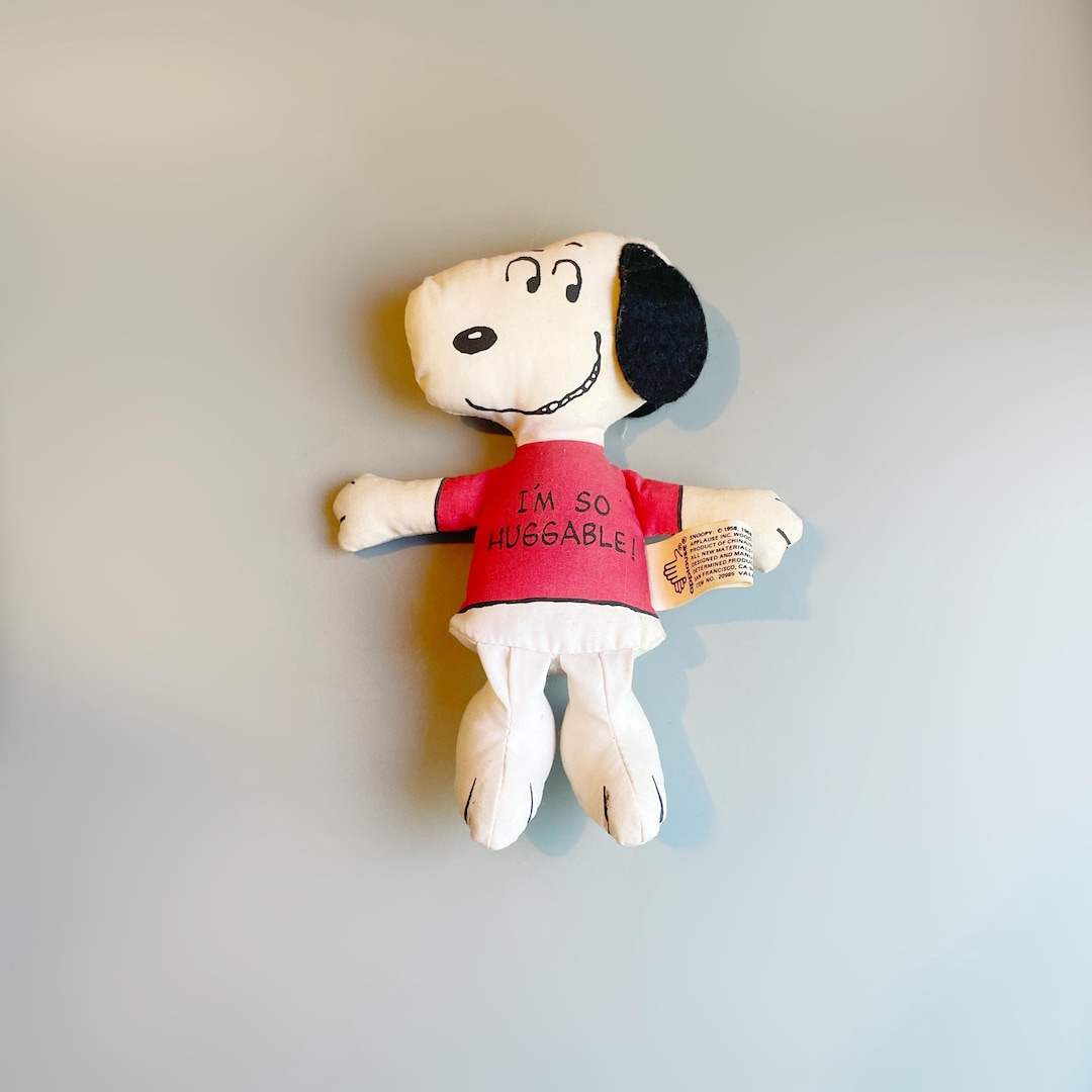Snoopy Peanuts Toy Doll, 1960's 70's Rare Vintage Snoopy I'm so ...