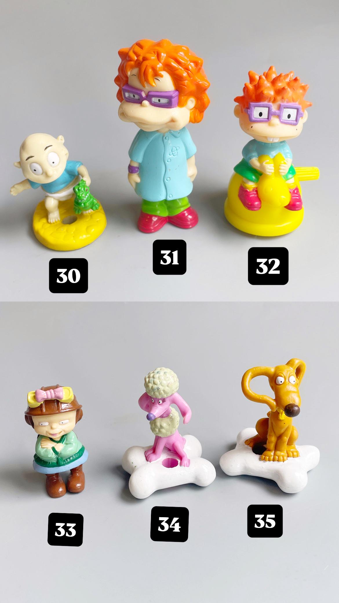 ラグラッツ　Rugrats フィギュア　6種コンプ　未開封　1998 ラグラッツ Rugrats フィギュア 6種コンプ 未開封 1998
