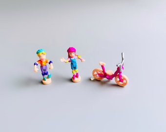 Odtwarzacz płyt Polly Pocket Trendy Tronics Części zamienne, WYBIERZ SWÓJ WŁASNY, zabytkowy rower Polly Pocket Y2K 2000