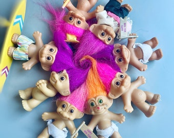 ラッキーディップ ヴィンテージトイトロール、小さなミステリーラスト