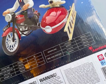 Wallace & Gromit Airfix Kit SEALED, Aeroplane, Motorbike