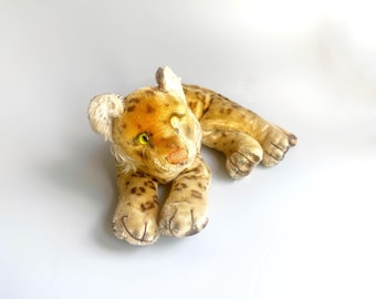 シュタイフ 伸びをしている子猫 ヴィンテージ - メルカリ