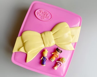 polly pocket バースデーサプライズケーキ リボン ピンク Polly Pocket Cake