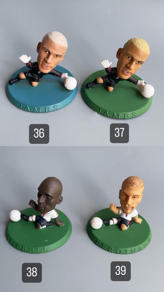 Corinthian Pro Stars Football Figure Minis, Big Head 90's Football Players, CHOOSE YOUR OWN, 90's Football Figures Gold Silver Base - Etsy Corinthian Pro Stars Football Figure Minis, Big Head 90's Football Players, CHOOSE YOUR OWN, 90's Football Figures Gold Silver Base - Etsy
