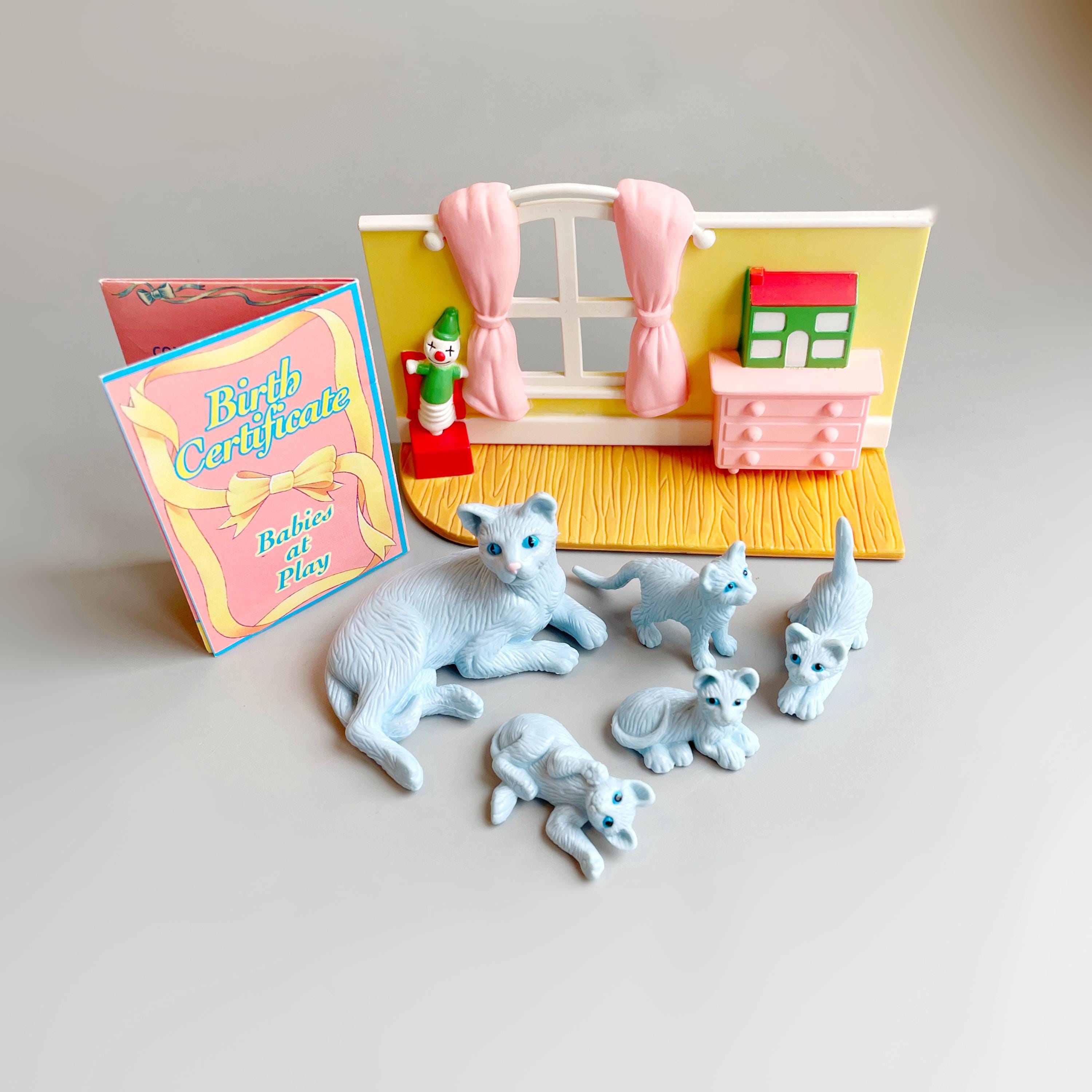Kitty in My Pocket MEG Cat Family Pamela #78 Russian Blue Kitty in