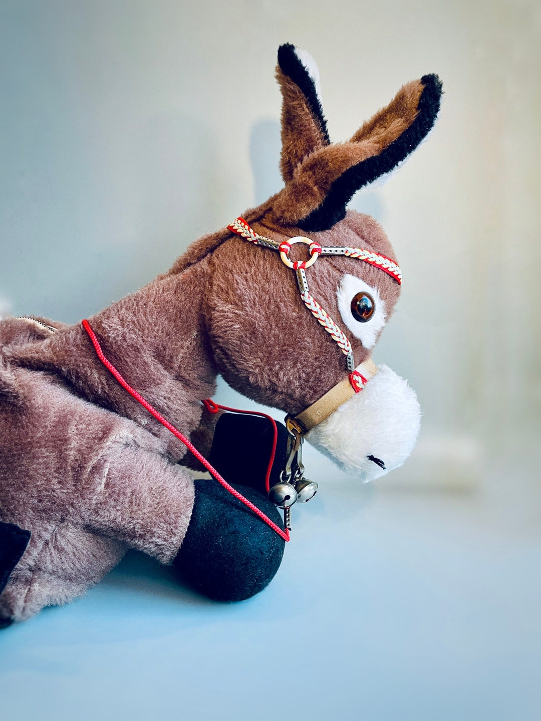 Vintage Merrythought Donkey Pyjama Case, Vintage Beach Donkey With ...